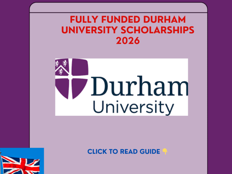Durham University Scholarships 2026