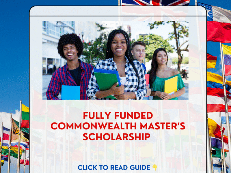 Fully Funded Commonwealth Master’s Scholarship